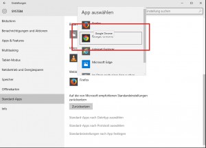 Google Chrome als Webbrowser