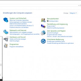 Systemsteuerung unter Windows 10 öffnen